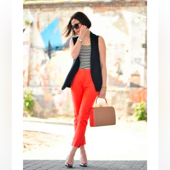 Asos Orange Smart office Pants - Picture 3 of 17